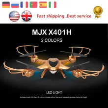 RC Hélicoptère MJX X401H 2.4 GHz 6-axis gyro Maintien D’altitude 2.4G WiFi FPV Vidéo en temps Réel Transmission Quadcopter avec Caméra
