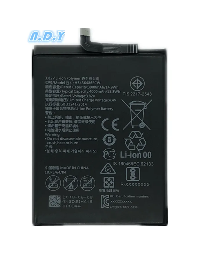 HB436486ECW 3900/4000 mAh аккумулятор для Huawei P20 Pro, mate 10, mate 10 pro, mate 10 Pro lite, mate X батарея+ Бесплатные инструменты