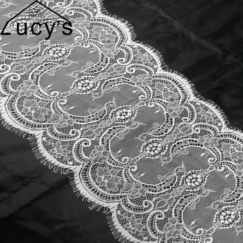 

European lace 15 meters 28CM width lingerie lace trimming and lace fabric very soft quality!!