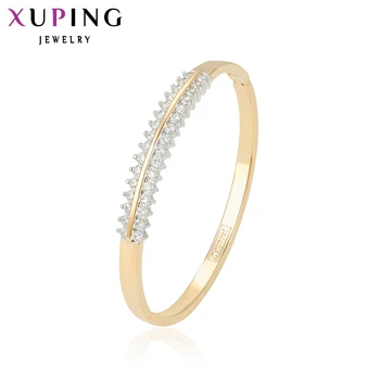 

Xuping Jewelry Fashion Simple Style Round Bracelet with Synthetic Cubic Zirconia for Women Valentine's Gifts S9-51109