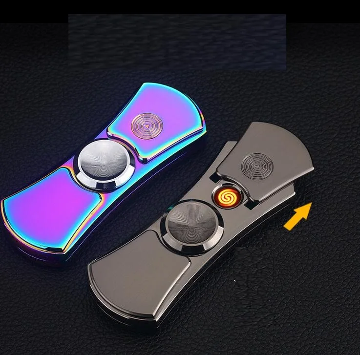 Fidget Spinner Spinning Top luminous Finger Hand Spinner Toys LED Flash