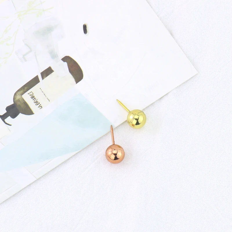 Rose Gold Fashion Paperclip binder Clips push pin Photo Clip Paper Clips Decorative Gift Stationary Office Supplies H0162