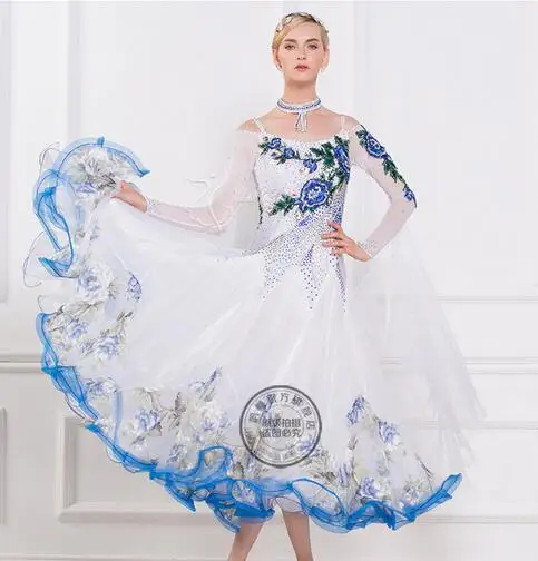 ballroom dress white