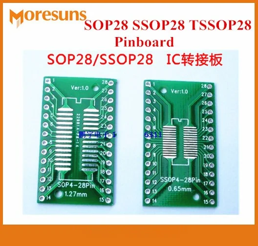 Быстро 20 шт./лот 20,3*35,5 мм SOP28 pinboard S SOP28 поворота DIP28 TSSOP28 SMD для DIP 0,65 мм/1,27 мм адаптер печатной платы