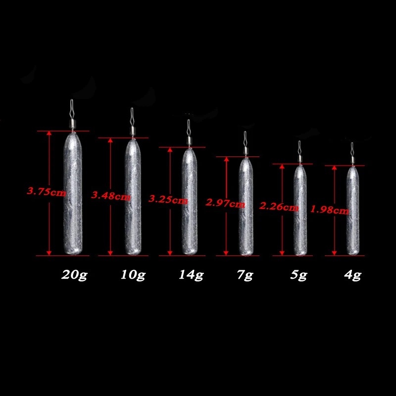 31 шт. рыболовный грузик из свинца дропшиппинг 360 градусов Поворотный Зажим морская Рыболовная Снасть 4 г/5 г/7 г/10 г/14 г/20 г весовые грузила PJ134