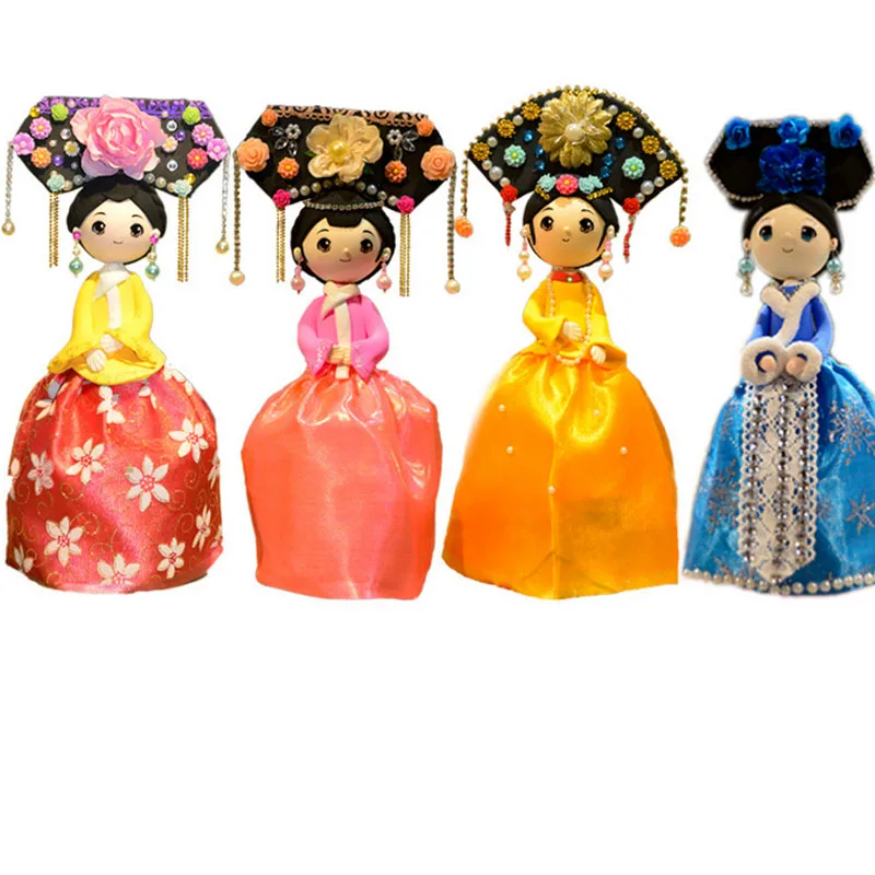 

1 Piece New DIY Chinese Princess 4 Style Fimo Polymer Clay Playdough Material Package Toys For Children Creative Gifts Non-toxic