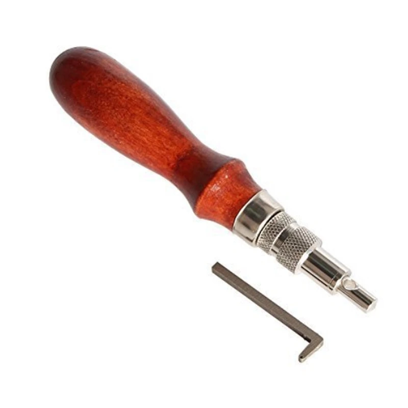 

Solid Adjustable Pro Stitching Groover And Creasing Edge Beveler Leathercraft Sets To Sew Crease Leather Craft Tool #