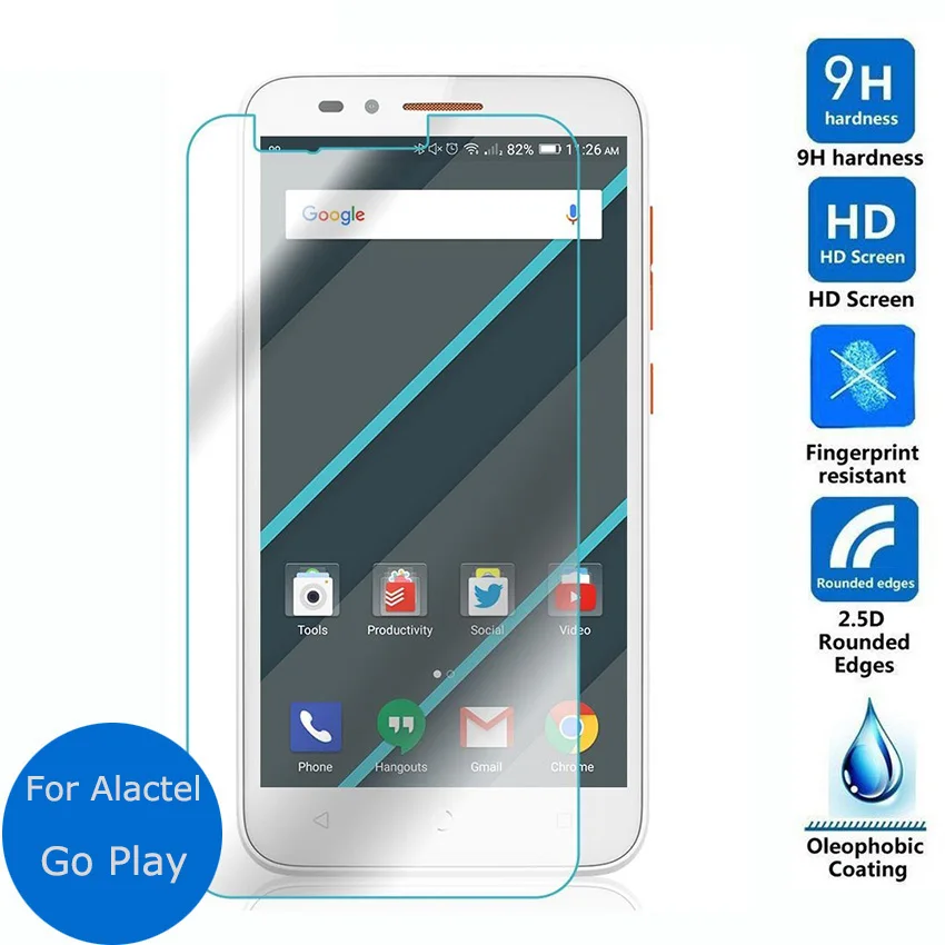 5 шт. для Alcatel One Touch Go Play закаленное защитное стекло экрана Защитная пленка на onetouch
