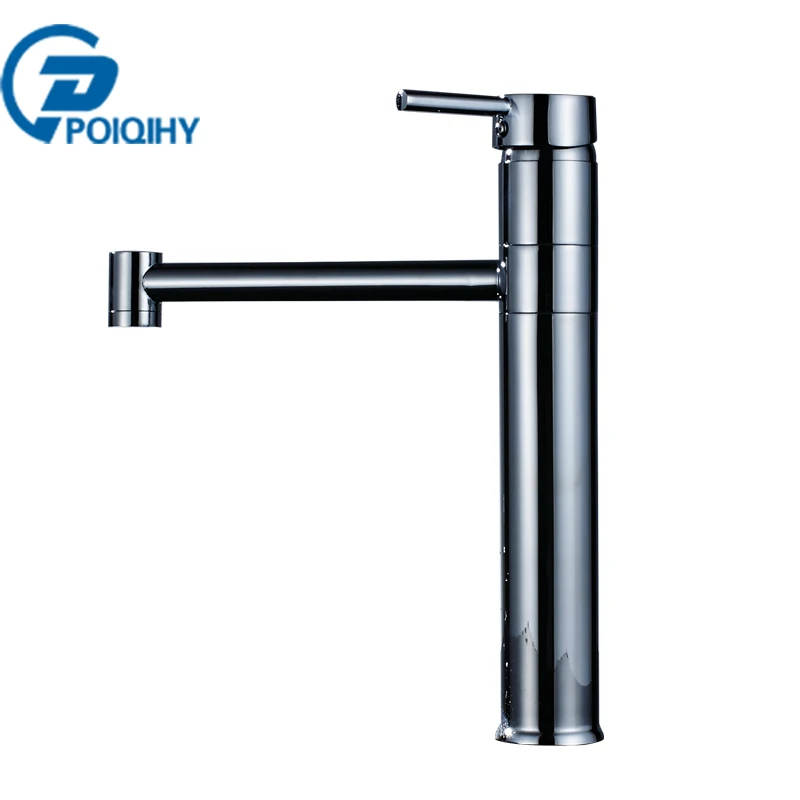 

POIQIHY Sink Faucet Single Handle Swivel Basin Faucet Bathroom Modern Mixer Taps Faucets Modern Mixer Water Bathroom Faucet