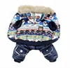 New Coming Hooded Thickness Pet Dogs Winter Coat With Snowman Printing Small Puppy New clothing For Dog ► Photo 3/6