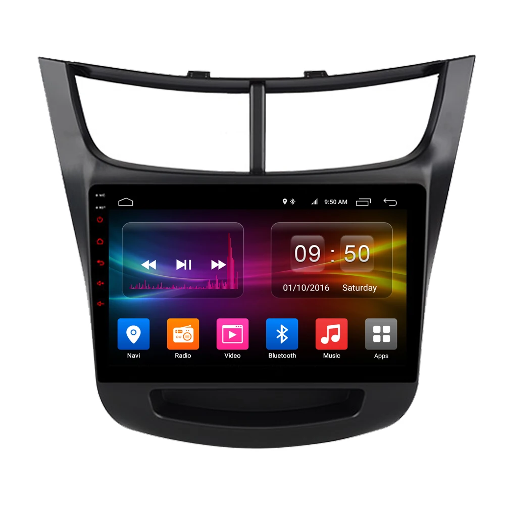 Best RoverOne Android 9.0 Car Multimedia Player For Chevrolet Sail 2015 2016 2017 Autoradio Bluetooth Radio Stereo GPS Navigation DSP 2