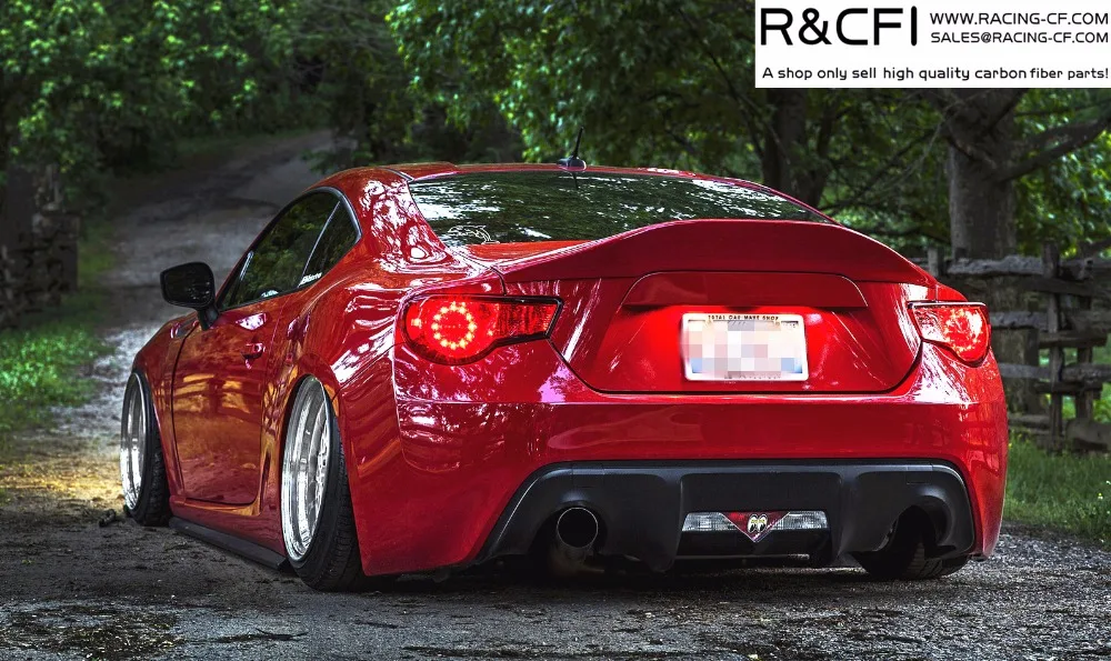 2013 2017 GT86 BRZ FR S Spoiler LegSport Style Carbon Fiber Ducktail Rear Spoiler GT86 Trunk