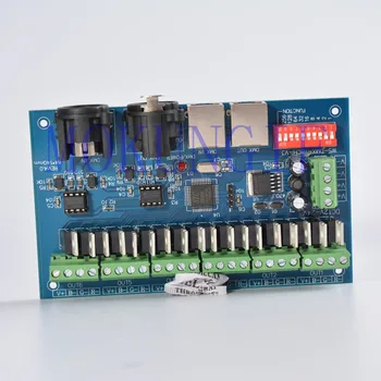 

Hot LED controller constant voltage plate total Yang WS-DMX-18CH controller DC12V-24V 18A