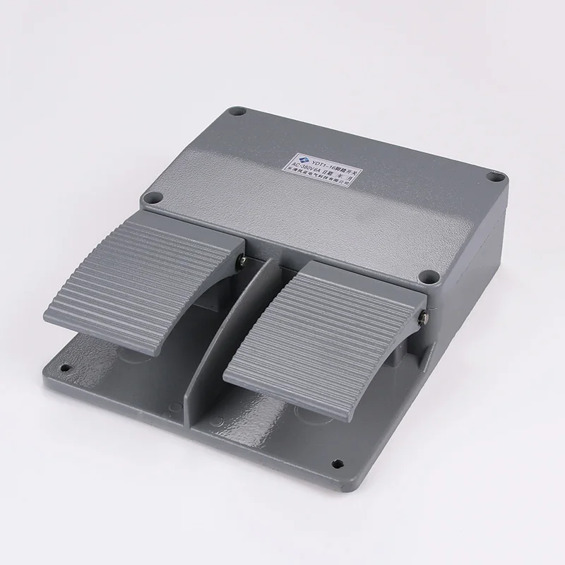 

YDT1-16 Foot Switch Pedal Foot Control Switch 250V 380V 6A double pedal use for bending machine punch