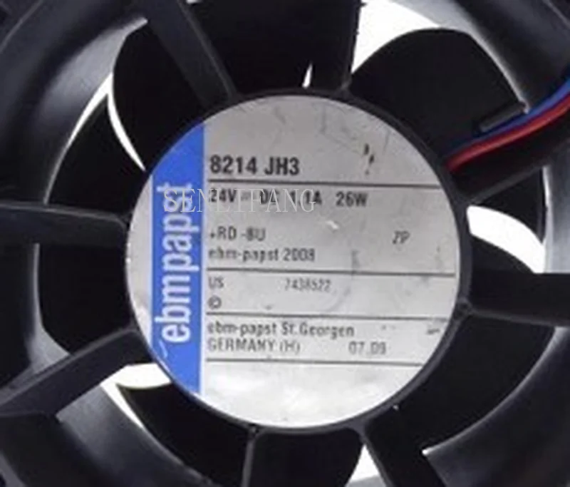 

Free shipping NEW FOR EBMPAPST 8214 JH3 8038 DC24V Frequency converter 8CM cooling fan