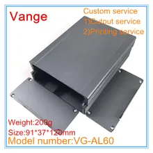 5 шт./лот настенные панели алюминиевый экструзионный корпус 6063-T5 алюминиевый корпус 91*37*120 мм с индивидуальным обслуживанием