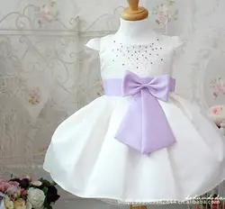 2015 Новое Летнее Детское платье принцессы для девочек розовое платье принцессы Платье с поясом