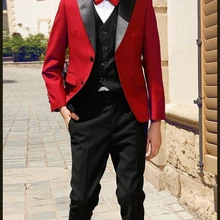 Индивидуальный заказ стильный 3 предмета для свадьбы или выпускного бала с цветочным рисунком для мальчиков костюм-смокинг для детей костюм к ужину