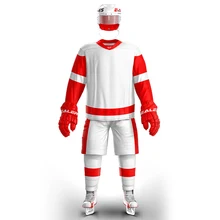 Coldоткрытом воздухе Дешевые дышащие пустой тренировочный костюм хоккейные майки индивидуальные E008