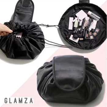 

Magic Drawstring Cosmetic Bag Fashion Travel Makeup Bag Women Make Up Case Storage Pouch Toiletry Beauty Kit Box Wash Bag CA