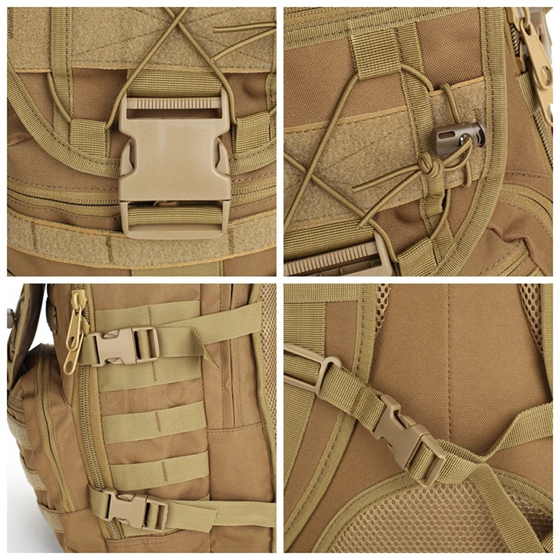 40L Military Tactics Backpack X7 Multifunctional Package 800D Oxford Waterproof Men and Women Ridin