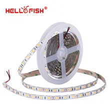 5050 светодиодный полосы DC 12-24 V 5m 60 гибкая светодиодная лента светильник в полоску Высокая яркость ультратонкое естественное освещение CRI светильник и светильник Инж