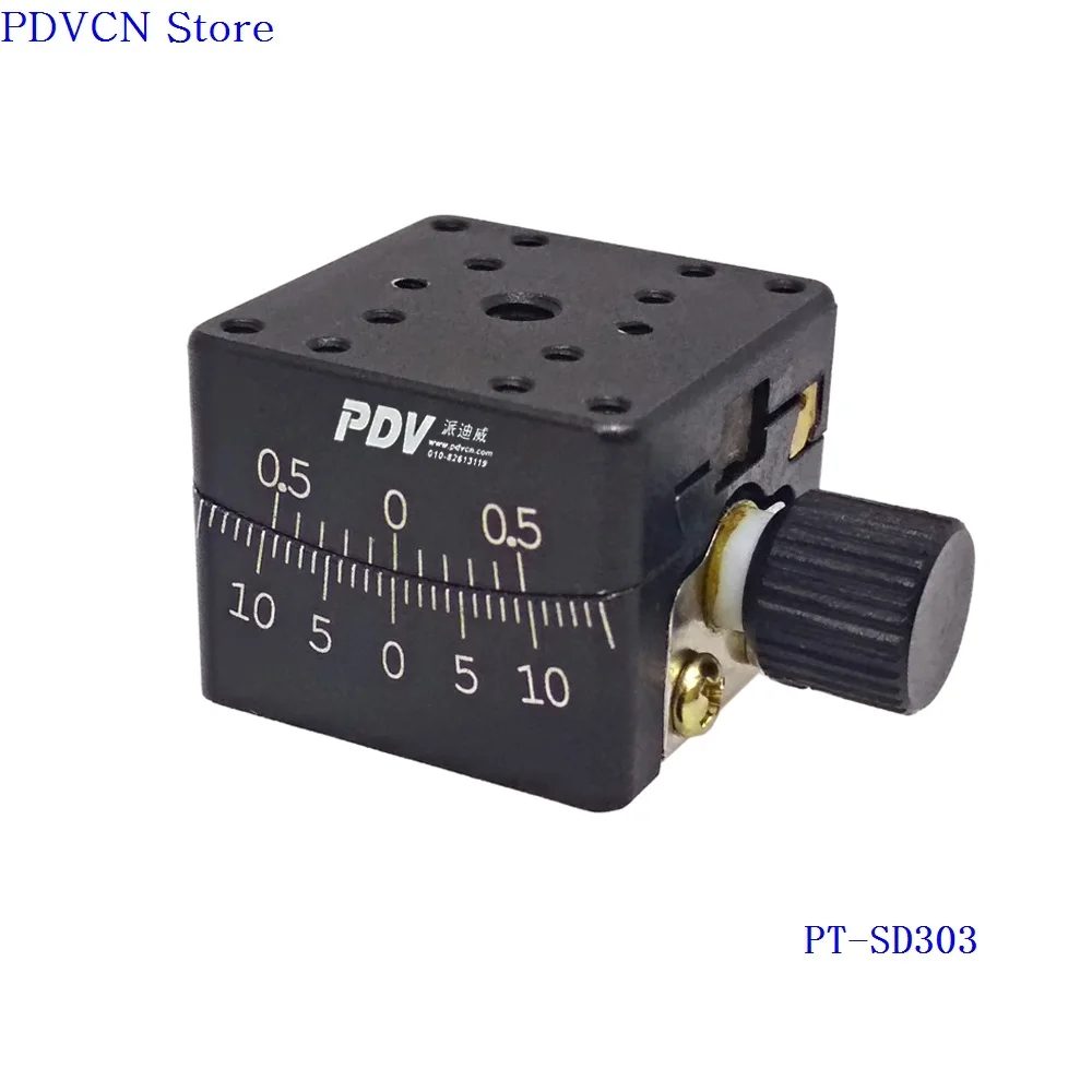 PT-SD304 точным ручным гониометром, платформой ласточкин хвост, оптическим скользящим столом, переводом стагеротации диапазон:+/-30 градусов