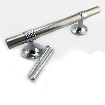 

High quality stainless steel adjustable length wardrobe cabinet handle interior door handle hardware accessories