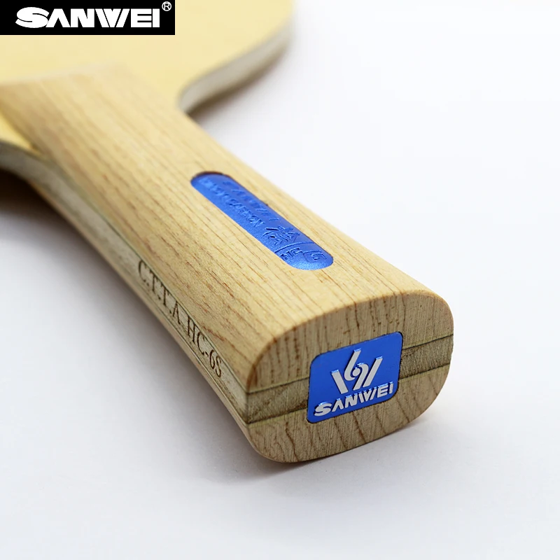 Sanwei hc6s Хиноки углерода Настольный теннис лезвие/пинг-понг Blade/Настольный теннис bat