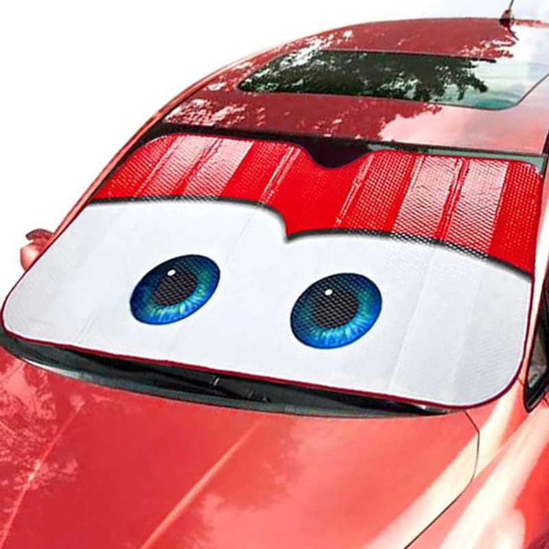 

EAFC 130X70cm Car Sunshade Sun Shade Windshield Visor Cover Front Rear Window UV Protection Shield Film Reflective Car Styling