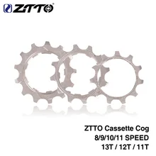 1 пьезы ZTTO Cog кассеты camino Fiets MTB 8 9 10 11 velocidad 11 T 12 T 13 T rueda libre de las partes voor ZTTO DE LAS PARTES