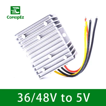 

Voltage Reducer Converter DC/DC 36V 48V to 5V 10A15A20A Waterproof Power Supply Converter for Car Power Module LED Strip Light