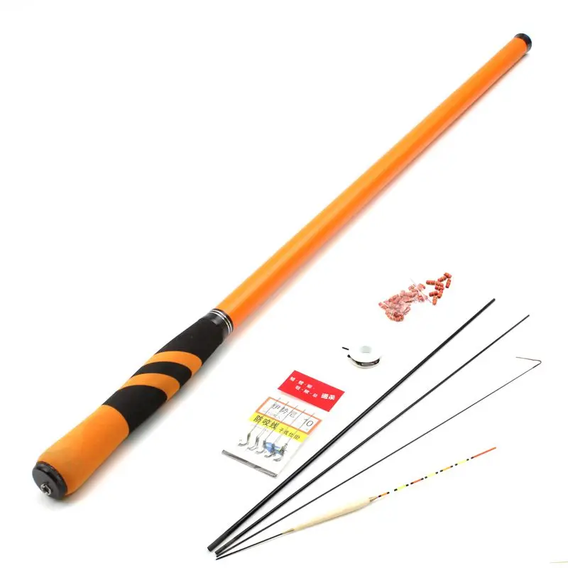 orange fishing rod