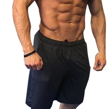 Новая мода высокое качество Шорты мужские Фитнес Бодибилдинг Повседневное Брендовые мужские Шорты тренажерные залы slim fit Jogger Sweatpants Шорты