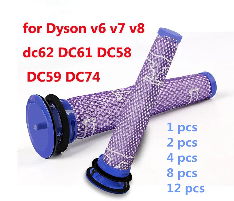 

Pre Motor HEPA Filter for Dyson V6 V7 V8 Absolute Fluffy Animal DC58 DC59 DC61 DC62 DC74 parts 965661-01 Replacement Washable