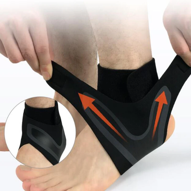 

1PC Compression Ankle Protectors Anti Sprain Outdoor Basketball Football Ankle Brace Supports Straps Bandage Wrap Foot Safety