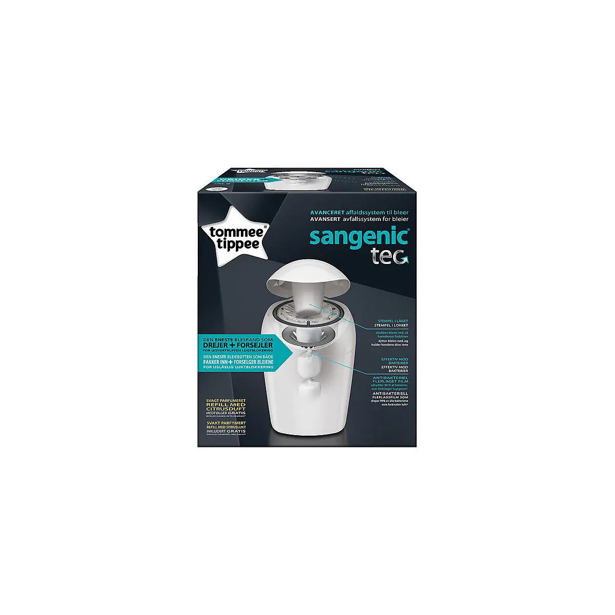 Утилизатор Tommee Tippee Sangenic TEC, белый