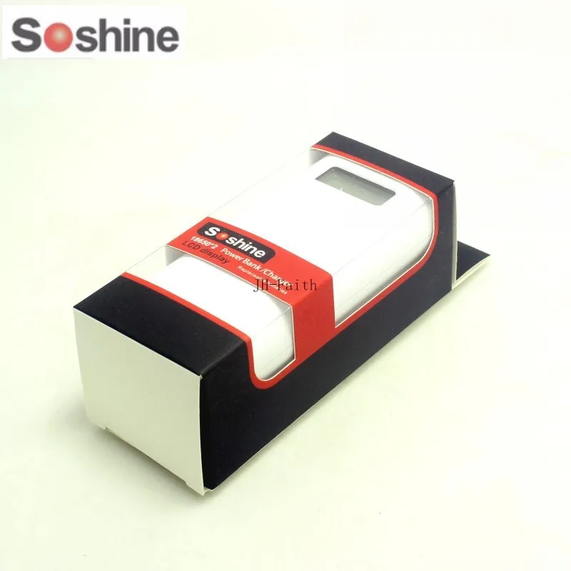 

Soshine E4S 18650 LCD USB Mobile Charger Power Bank DIY Battery Power Charge Box for iPhone iPad iPod Android Smartphones