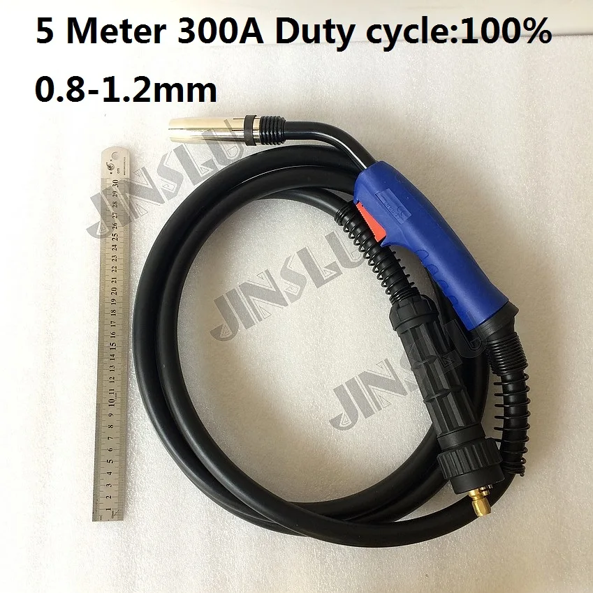 350A Binzel MB36 36 KD 36KD воздушное охлаждение MIG фонарь с евро разъемом 5 м 16 футов|mig torch|cool