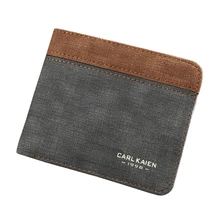 Кожаные мужские кошельки, кошельки для мужчин, модный короткий Мужской кошелек, маленький тонкий кошелек для денег, держатель для монет, короткий винтажный кошелек, мужской кошелек