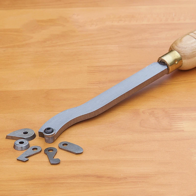 

Multi-head hollow knife set High-speed steel woodworking tool Woodworking lathe cutting tool