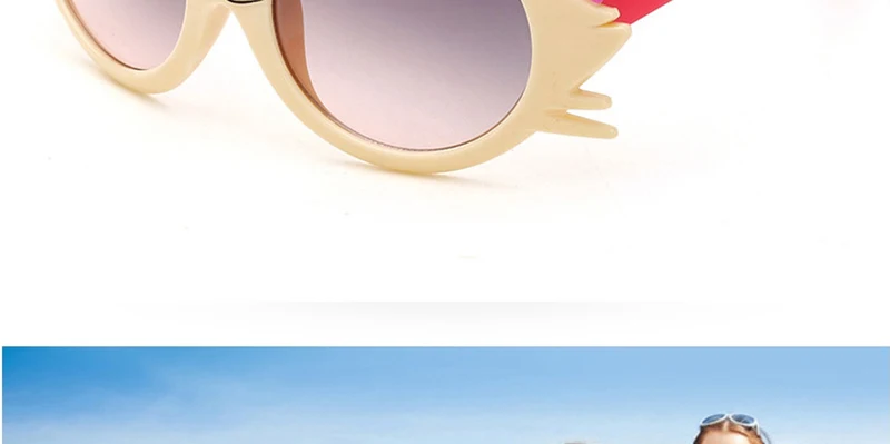 RBROVO, летние Мультяшные солнцезащитные очки, детские, для путешествий, для улицы, силикагель, солнцезащитные очки, карамельный цвет, очки Oculos De Sol UV400