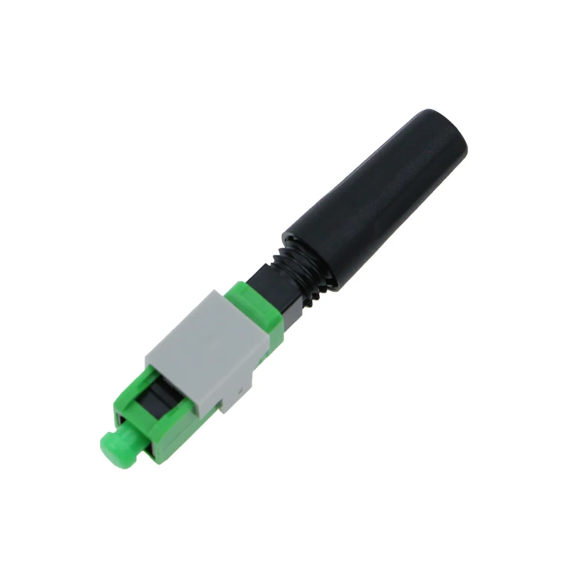 

100PCS SC APC pre-bur Fiber Optic Quick Connector FTTH Quick Assembly Fiber Optical Connector /SC Fiber Optic Fast Connector