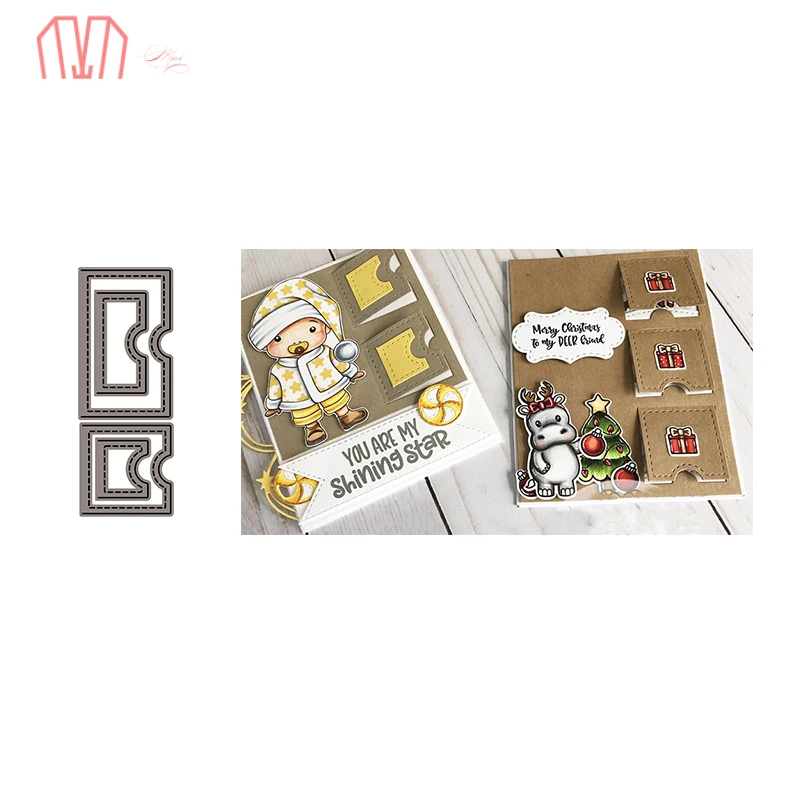 

Mai Tag Collage Metal Cutting Dies Stencils for DIY Scrapbooking photo album Decorative Embossing DIY Paper Cards