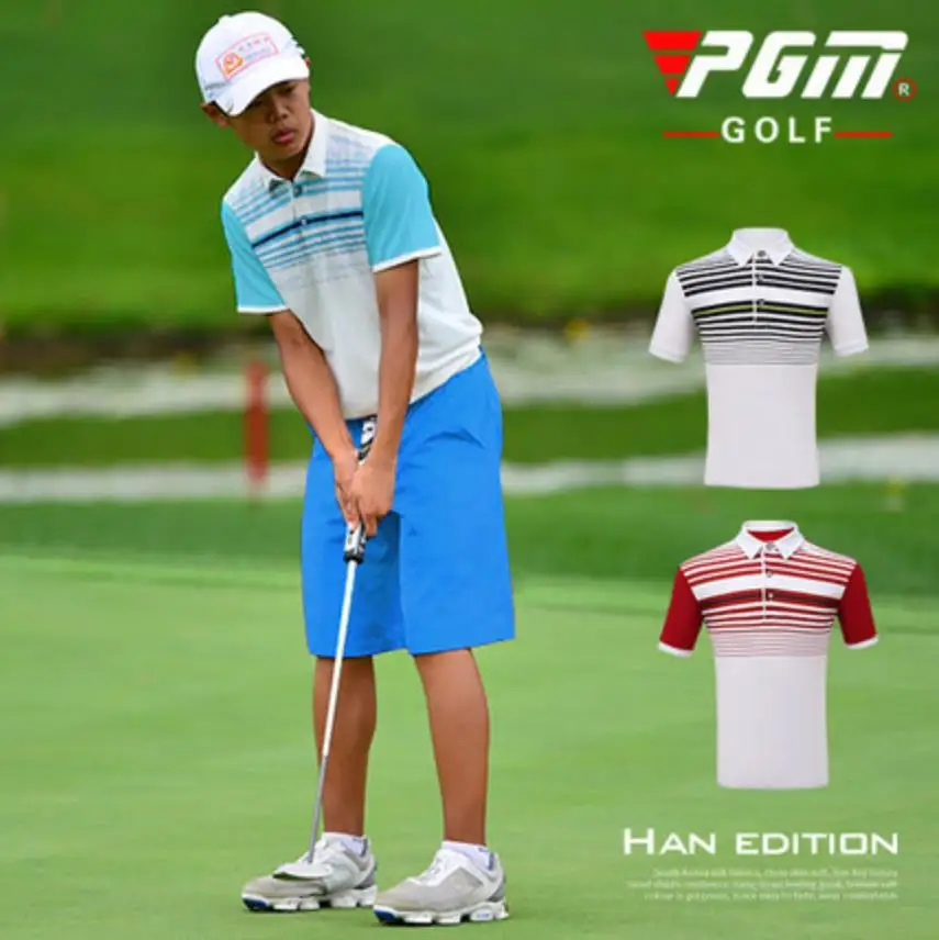 

Kids Boy sports Polo Shirts 2018 Summer New Trendy Striped Short Sleeve Shirt Children Polo Top
