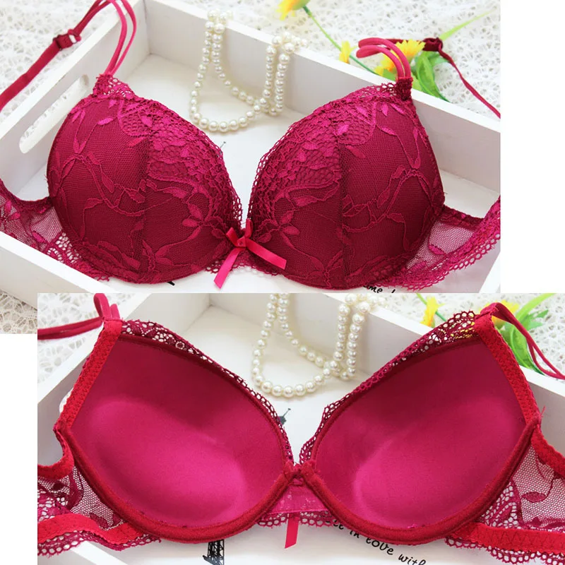 women lace sexy bra briefs set (4)