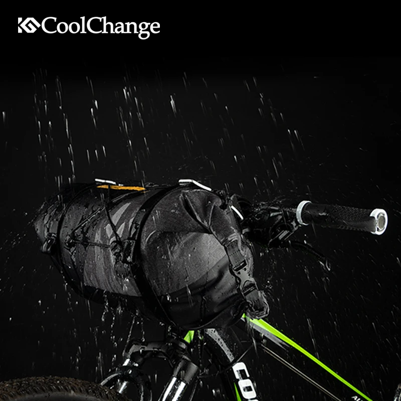 CoolChange Bike Bag Outdoor Waterproof Nylon Front Tube Handlebar Cycling Bag Large Capacity Sports Basket Bicycle Accessories CoolChange Bike Bag Outdoor Waterproof Nylon Front Tube Handlebar Cycling Bag Large Capacity Sports Basket Bicycle Accessories