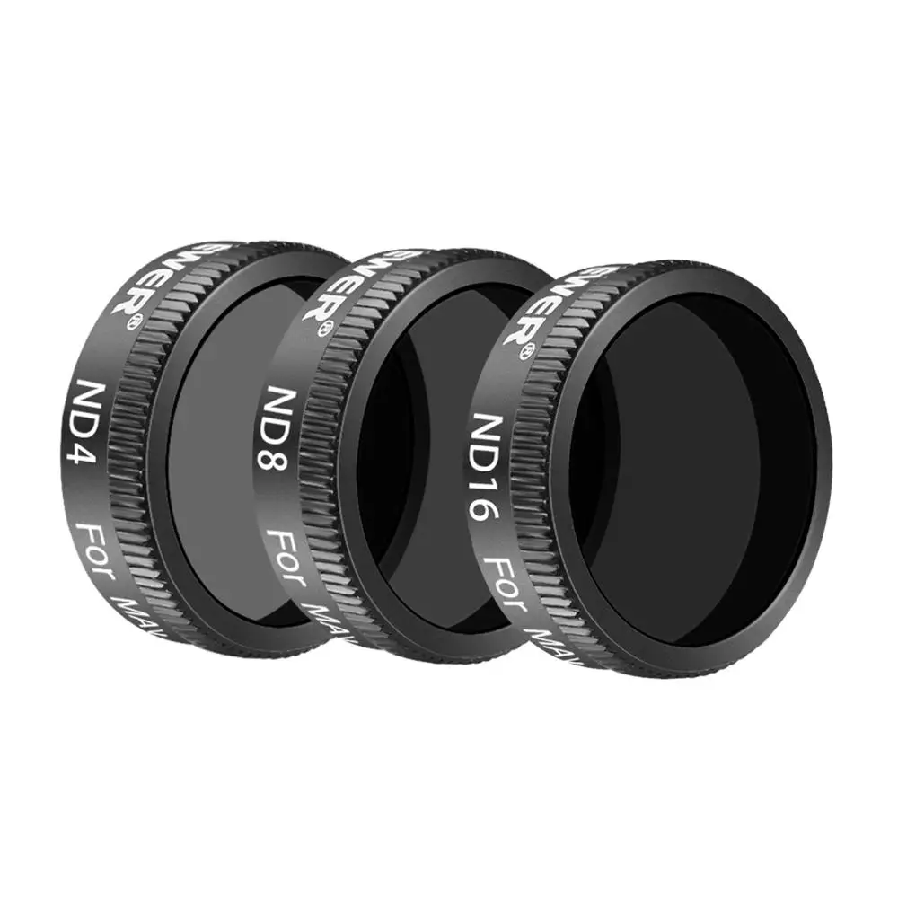 Набор фильтров Neewer DJI Mavic Air Lens 3 шт. фильтры нейтральной плотности ND4 ND8 ND16 фильтр из