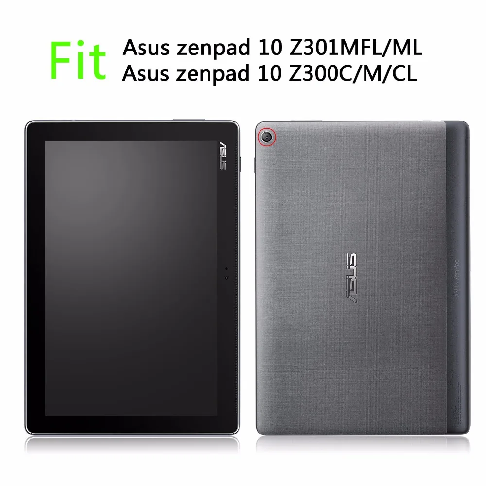 Для ASUS Zenpad 10 Z301MFL планшет чехол для ASUS Zenpad 10 Z300C/M/L Coque принт кожи сальто стоять тонкий Капа Fundas + стилус