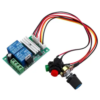 

LEORY 6V 12V 24V PWM DC Motor Speed Controller Module Switch Electric Push Rod Motor Controller Button
